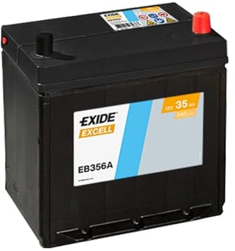 Batteria Auto EXIDE EXCELL EB356A 35Ah 240A EN POSITIVO A DX= ROFIBA 3530Z