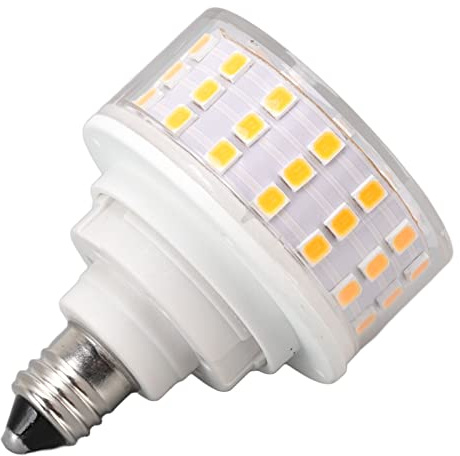 Blaihild Lampadina LED da 10W Lampadina LED da 10W Mais E11 da 1000LM ABS Senza Sfarfallio Risparmio Energetico con Base E11 per Lampadario Ventilatore da Soffitto Lampada (Luce calda)