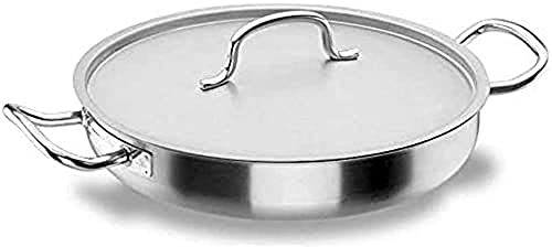 Lacor - 50645 - Paellera con Tapa Chef-Classic Inox. 45cm