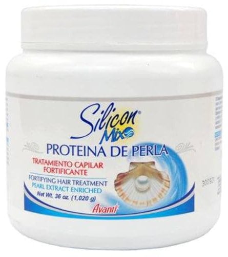 Silicon Mix - Tratamiento Capilar con Proteína de Perla - Unisex - 1020 g - Reparación Profunda y Brillo Radiante para Cabello Dañado o Seco