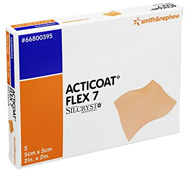 Acticoat Flex 3 5x5 Cm Verband 5 St