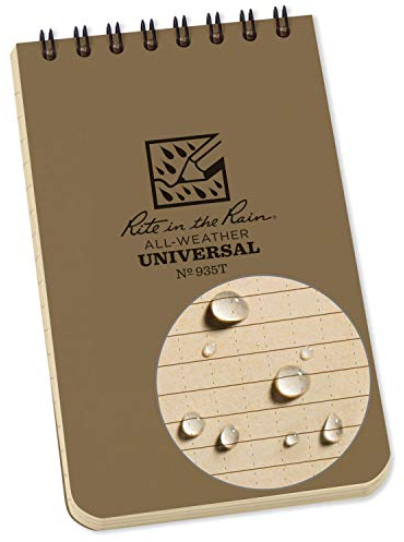 Rite in the Rain Unisex-Erwachsene RITR935T Feste Klinge, Jagdmesser, Outdoor, Camping, Hellbraun, 1 Pack