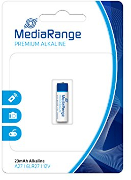 MediaRange MRBAT115 Household Battery Single-Use Battery A27 Alcalino 12 V - Pilas (Single-Use Battery, A27, Alcalino, Cilíndrico, 12 V, 1 Pieza(s))