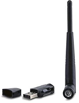 Delock WLAN USB2.0 Stick Dualband 2.4/5 GHz WLAN-AC 433 mit externen Antenne, 12462, Schwarz