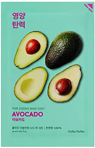 Holika Holika, Pure Essence Mask Sheet Avocado 23 ml, White, 1 stück