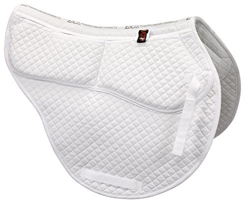 ECP Baumwolle Korrektur alle Zweck geformten Sattel Pad – Memory Foam Taschen, weiß
