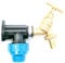 MDPE Compression Wall Plate Elbow (20mm) with 1/2 Brass Bib Tap & Hose Tail