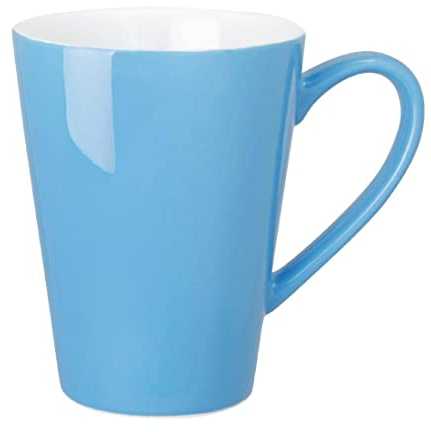 Olympia CAF� Latte Cups Blue 340Ml Innovative Design with New Useful Features