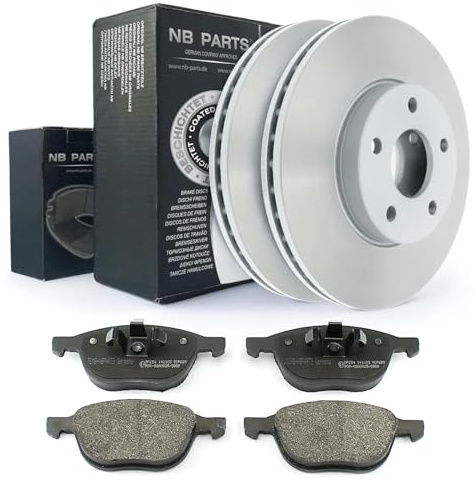 NB PARTS Bremsscheiben Beläge vorne 278mm passend für Ford C-Max Focus II Volvo C30 C70 S40 V50