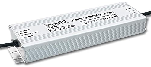Isoled LED TRAFO 12V/DC, 0-200W, dimmbar, 0-100% der Lichtleistung mit TRIAC Dimmer, MM