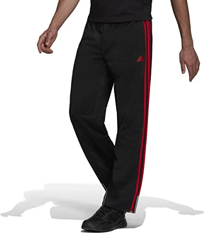 adidas Herren Hose Essentials Warm-up Open Hem 3-Stripes Tracksuit Bottoms