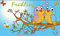 U24 Fahne Flagge Frühling Vögel 90 x 150 cm