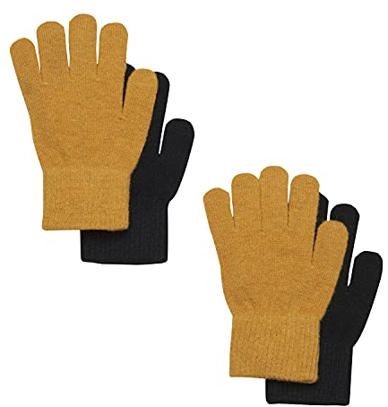 Celavi Unisex Baby Magic Gloves Fingerhandschuhe, Mineral Yellow, 1 Jahr EU