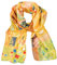 CANNCA Foulard en soie avec motif peintres célèbres châle long de qualité jeune et élégant pour femme Complément original présenté pour cadeau, Hh-4, Taille Unique, HH-SEDA