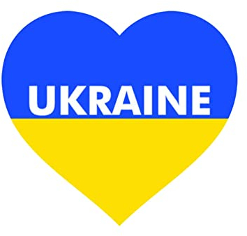 JUMM Ukraine Flagge Auto Stoßstange Aufkleber - PVC Ukraine Amerikanische Flagge Auto Fenster Aufkleber | Putin Save Ukraine U&A Zeichen Decals, Stop the War, Stop the War