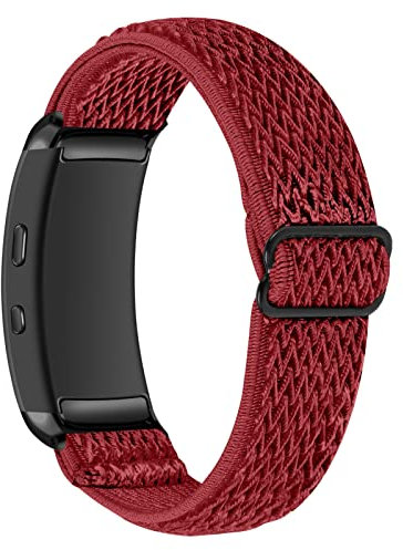 Armband für Samsung Gear Fit 2 Pro, Bryce Slim Woven Uhrenarmbänder Sport Verstellbares Elastisches Armband Handgelenkschlaufe Zubehör für Samsung Gear Fit 2/Fit 2 Pro R360/R365 (G09)