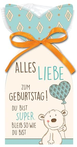 Steinbeck Fruchtgummi 100g Zum Geburtstag Alles Liebe Du bist super Geschenk Freund Mann Frau süß Happy Birthday