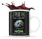 Tasse Bichon Maltais Adorable m'attend à la maison Prénom Nom Personnalisable | Mug Café Thé Idée Cadeau Personnalisé Homme Femme Original pour propriétaire de chien