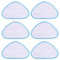 Sgizoku Lot de 6 tampons de rechange en microfibre pour balai vapeur H2O HD - Lavables et réutilisables - Pour nettoyeur vapeur H2O Pro