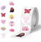 Pink Preppy Style Aesthetic Stickers 500 PCS Colorful Fashion Graffiti Rolls Self Adhesive Seals for Girls Teens for Water Bottles Laptop Suitcase Birthday Party Halloween Decoration Favors (Pink)