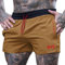Muscle Alive Herren Sport Running 4 Elite Teilt Laufen Kurze Hose mit Futter Schnell Trocken Shorts Khaki M