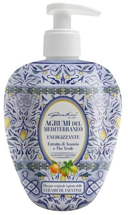 Gandini Agrumi Del Mediterraneo Sapone Liquido Mani Energizzante Arancia E The Verde 500Ml