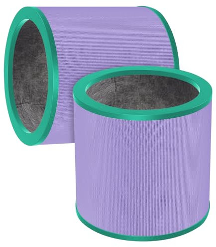 2 Pack Air Purifier Replacement Filter, Compatible with Dyson Tower Purifier Pure Cool Link TP00, TP02, TP03, AM11, BP01 Models Works for 99.97% of Particles Part no 968126-03