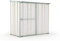 Box in Acciaio Zincato Casetta da Giardino in Lamiera 1.74 x 1.00 m x h1.82 m - 43 KG – 1,74 metri quadri (Bianco)