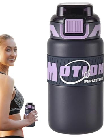 Leak-Proof Water Cup, Stainless Steel Water Bottle, Large-Capacity Drink Bottle, Handle Travel Mug, Straw Lid Water Cup, Outdoor Water Bottle, Hydration Container, Portable Stainless Steel Cup