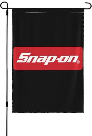 S-n-a-p-on Gartenflagge, doppelseitiges Banner, Hausflagge, Outdoor-Banner, Heimdekoration