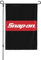 S-n-a-p-on Gartenflagge, doppelseitiges Banner, Hausflagge, Outdoor-Banner, Heimdekoration