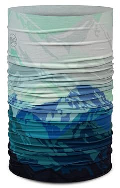 Buff®| Original EcoStretch Multifunktionstuch Männlich Weiblich Erwachsene, Schal, Schlauchförmig, Multifunktional, Hals und Kopf, Laufen, Gehen, Wandern, Nachhaltig, Leicht, Einheitsgröße, Blau