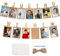 BETESSIN Jugendweihe Deko Neutral - Originelle Fotogirlande zur Jugendweihe - inkl. 13 Kraftpapier Karten für Fotos von 1 bis 13 Jahre - Hängende Wanddekoration für Junge & Mädchen