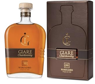 Marzadro Grappa Giare Chardonnay Marzadro 0,7 ℓ in edler Geschenkverpackung