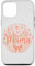 Hellrosa Pfirsichherz Mama Schleife Minimalistisch Floral Wildflower Hülle für iPhone 12/12 Pro