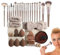 Make-up-Pinsel-Set: Professionelles 40-teiliges Basispinsel-Set mit Make-up-Applikatoren, Schwämmen, Stirnband und Reisetasche, Make-up-Zubehör