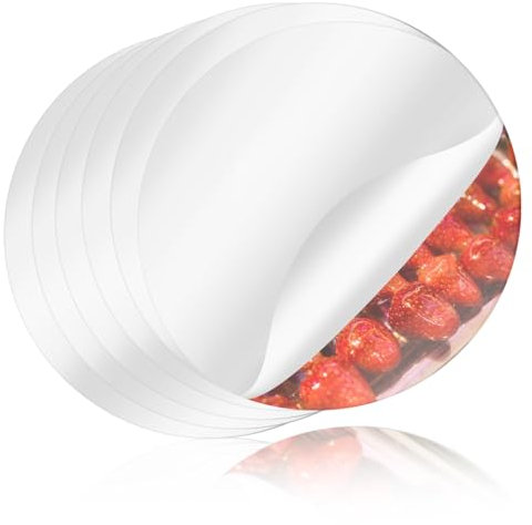 6 Stück Rund Klebespiegel Selbstklebend 15x15cm Selbstklebender Spiegel Acryl Spiegelfliesen Selbstklebende Kunststoff Spiegelbögen Bruchsicher Wandspiegel für Badezimmer Wohnzimmer Schlafzimmer