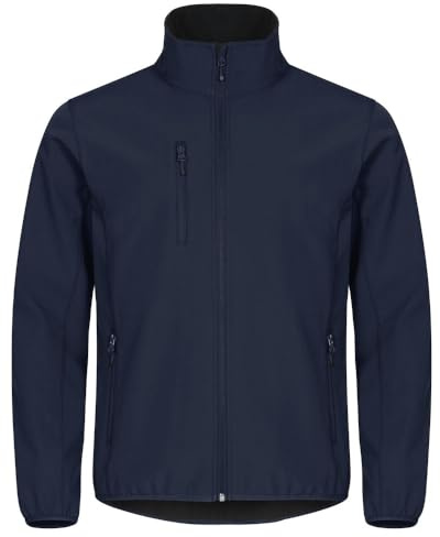 Clique - Classic Softshelljacke für Herren (M) (Dunkel-Marineblau)
