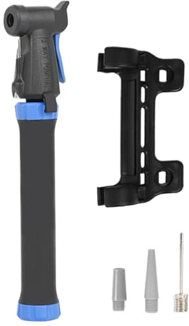 Mini Bicycle Pump - Rechargeable Cordless Automatic Shut-Off | Small Manual Bike Pump | Valves & | Portable Electric Air Pump with Valves & for