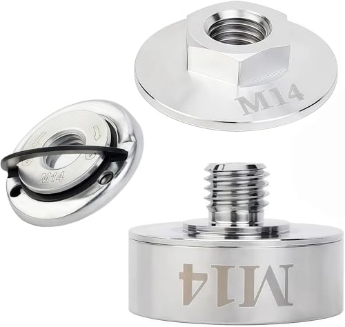 X-Lock Adapter Set für Winkelschleifer - M14 Schnellspannmutter aus Edelstahl 304 - Robustes & Langlebiges Profi-Zubehör