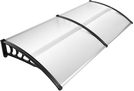 Vordach für Haustür Türeingang, Fenstertürmarkisen außen, Vordach für Haustür Überdachung, Türmarkise für Terrasse, Balkon, Veranda, UV-Schutz vor Regen und Schnee, 200 x 80 cm