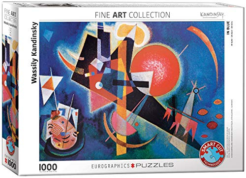 EuroGraphics EG60001897 Puzzle Im Blau von Wassily Kandinsky mehrfarbig, 1000