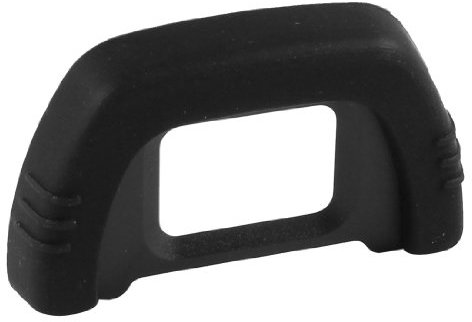 sourcing map Black Rubber Plastic Eyecup Eyepiece DK-21 for Nikon D300 D200 D80 D90