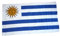 Fahne Stockflagge Uruguay NEU 30 x 45 cm Flagge