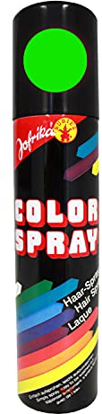 NET TOYS Spray pour Cheveux Vert - Coloration Temporaire - Spray Colorant de Carnaval