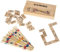 Bartl 101824 Traditionelles Mikado und Domino Spiele-Set in praktischer Holzbox mit Schiebedeckel 19,5 x 9 x 3cm
