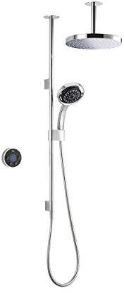 Mira Platinum Dual Digital Shower Ceiling Fed Pumped for Gravity 1.1796.002 - Black/Chrome