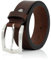 LINDENMANN Leder-Gürtel Herren 40 mm breit, Gürtel Herren Vollrindleder braun, Farbe/Color:braun, Size:115