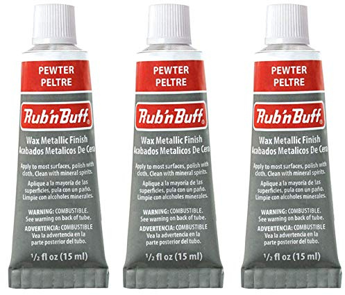 Rub 'n Buff The Original Wax Metallic Finish pewter by Rub N Buff