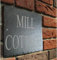 Custom Made Rustic Slate House Name Numbers Plaque 30cm x 25cm. Perfect For Outside On Your Front Door or Wall or On Your Garden Gate. Personalised Handmade Name Plate For Your Home. Including Fixings